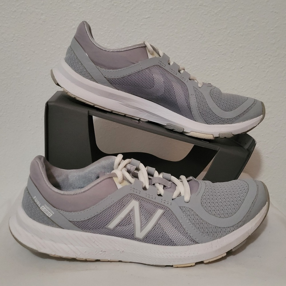 New Balance FuelCore Transform Grey White Womens Size 7 Training Shoes WX77SW2 - Picture 2 of 16